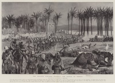 The Advance towards Dongola, the Battle of Ferket by Richard Caton Woodville junior